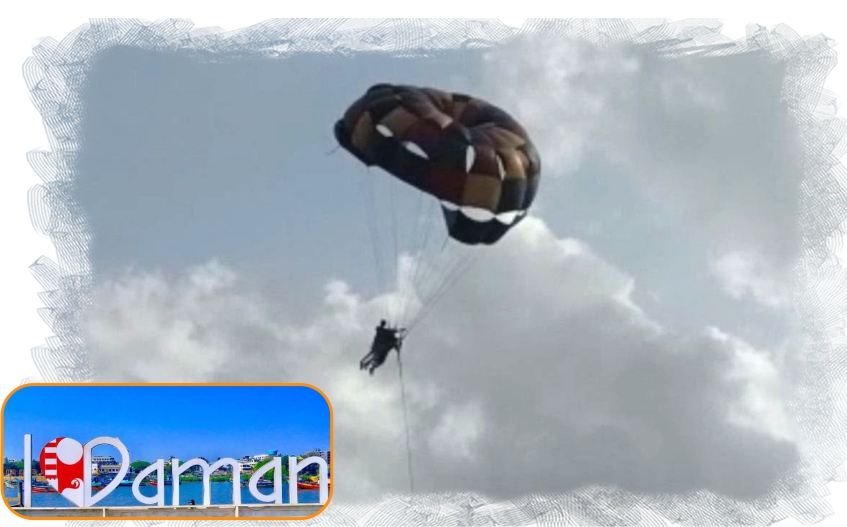 3 person met with accident while doing paragliding activity at Daman netafy news