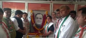 Vadodara congress arranged wreath ceremony for Rajiv ghandhi death anniversary in vadodara netafy news